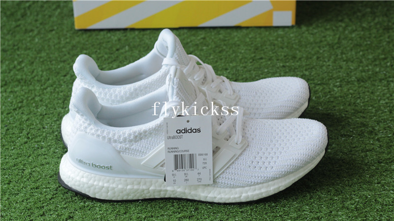 Adidas Ultra Boost UB 4.0 Pure White Real Boost